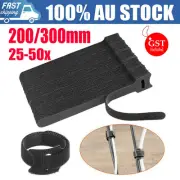 25-50x Magic Cable Ties Reusable Hook and Loop Cable Ties Organiser Cords Black
