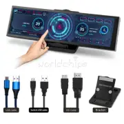8.8"Long Strip LCD Screen 1920*480 USB-HDMI Sub-Display Monitor for Computer Car