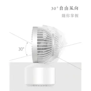 Gioyell 無線風扇香氛噴霧加濕器(鮮乳白)