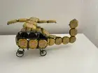 Helicopter "Recycled Bottlecaps" Coca Cola /Bottle-cap Helicopter