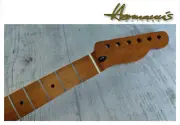 Tele Roasted Canadian Maple Neck With Fretboard, Finish Nitro Satin, TMW-05