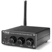 Pyle Desktop Audio Amplifier Compact Mini Blue Series Stereo 2x100W / Bluetooth