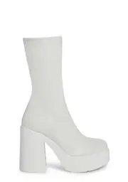 Famed Desire Ankle Boots - White
