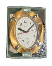 Raven Quartz Wall Clock - Gold Color
