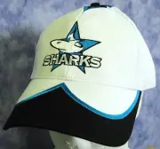 NRL CRONULLA SHARKS CAP Retro -White Adjustable Official w/tags -NEW!