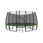Kahuna Twister 14ft Springless Trampoline - Green