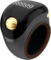Finger Counter - Clicker Counter | 5 Digit Fingers Clicker Counter with Electronic Digital Display | Rotating Digital Tasbeeh for Meditation, Relaxation, Active Fingers