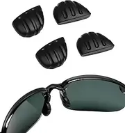 2 Pairs Replacement Nose Piece Nose Pads for Maui Jim Makaha MJ405/Sandy Beach MJ408/Ho'okipa MJ407/Kanaha MJ409 and Martini Sport Sunglasses, Easy Slip On Nose Pads
