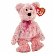 ty beanie baby *SMITTEN* pink bear new with tags