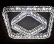 Luxury LED K9 Square Crystal Lamp Diamond Pendant lighting Ceiling Lights