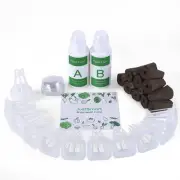 Seed Pods Kit Hydroponic Growing Anything with 12 pcs Sponges Baskets Domes
