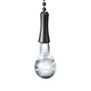 2 Pcs Ceiling Fan Beaded Ball Fan Pull Chain Pendant Chandelier Zipper Pull