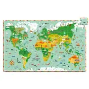 NEW Djeco. Tour du Monde (World Tour) Observation Puzzle. 200 pieces