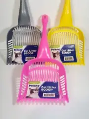 CAT LITTER TRAY SCOOP Pet Kitty Litter Boxes Scooper Poop Cleaning Plastic Tool