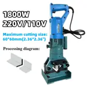 110V/220V Electric Hydraulic Angle Steel Cutting Industrial Shearing Machine New
