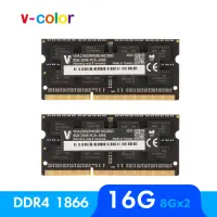 在飛比找momo購物網優惠-【v-color 全何】DDR3 1866 16GB kit