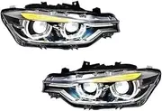 Upgrade LED Car Headlights Assembly Compatible For BMW 3 Series F30 F35 320i 325i 330i 2013-2019 Projector Lens Accessories(For Xenon User)