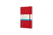 Moleskine Classic Hardcover Writing Notebook Journal Dot Grid Scarlet Red Large