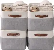 Storage Bins | Fabric Storage Basket for Shelves for Organizing Closet Shelf Nur