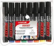 Uni-Ball Uni PM122 Prockey Bullet Tip Marker 8-Pieces