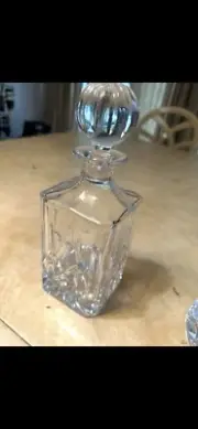 Brock Whisky Decanter With 8 Whisky Glasses