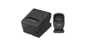 Epson TM-T88VII-612 Desktop Direct Thermal Printer + Zebra DS9308 Black USB