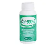 [Petrus Pharmaceuticals] Cal-600+D Calcium + Vitamin D 100 Tablets