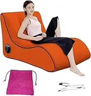 Inflatable Sofa Chair | Portable Inflatable Sofa | Air Lounger Camping Sofa | Waterproof Hammock Bed for Beach | Electric Pump Power Bank Couch | Camping Inflatable Air Sofa Chair, Summer Beach Couch