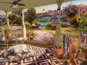 Ravensburger Cozy Front Porch 750 Piece Jigsaw Puzzle