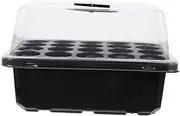 Kisangel Starter Trays Pack 20-Hole Plant Germination Boxes Garden Planting Tool Greenhouse Grow Trays Drainage for Succulents Cacti Small Flowers