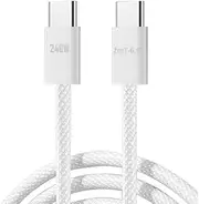 ilkdağ 240W Type-c to Type-c USB-c Cable 6.6 ft Cable Fast Charging Braided Cable 2mt for İphone 15 /PRO/Plus/MAX Compatible s23/S24 Ultra MacBook Pro İpad pro 240W USB-C Charge Cable 2 M