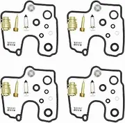 Repair Accessories kit Carburetor Repair Kit Chamber Seal Gasket CARB Float Valve O-Ring Spring 4 Sets for Y&amaha YZF R1 1998 1999 2000 2001