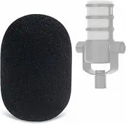 Sound Addicted Windscreen for Rode PodMic - Premium Foam Cover Blocks Out Plosives, Custom Fit for Enhanced Broadcast and Recording Clarity