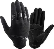 [ROCKBROS] Cycling Gloves for Men Breathable Bike Gloves for Men Cycling Touchscreen Mountain Bike Gloves for Men