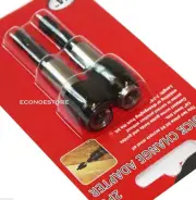2PC QUICK CHANGE SNAP HEX DRIVER ADAPTER MAGNETIC SCREWDRIVER EXTENSION BIT