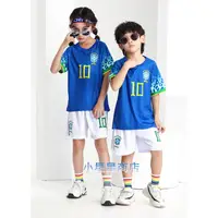 在飛比找蝦皮購物優惠-卡達爾世界盃 NEYMAR JR足球衣 童裝10號 巴西比賽