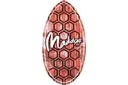 Maddog Wedge Plywood Skim Board 41" Inch Orange Hex Honeycomb Pattern