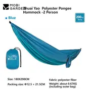 Portable Hammock - MOBI GARDEN portable hammock, Blue / 2 Person