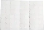 Srrrwunti Wardrobe Cupboard Self-adhesive Screw Covers Stickers 54 in 1 White