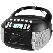CD and Cassette Player Combo, Boombox CD Player Portable with AM/FM Radio
