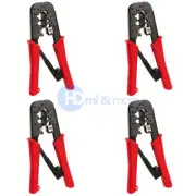4x Cable Crimper Tool for CAT5e Cat6 RJ45 RJ11 RJ12 Network Cables