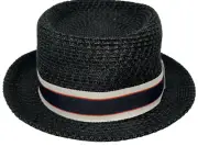 Men's Bailey of Hollywood ADAMS Fedora Medium 25338BH Black Hat Cap NEW