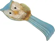 Owl Design Ceramic Spoon Holder Kitchen Utensils Holder Dinner Table Decoration Practical Spoon St