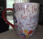 Gibson Home Birdhouse Mug Coffee Cup Adopt Pace Of Nature Secret Patience RWE