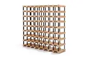 Timber Wine Rack Storage Cellar Organiser 72 Bottle