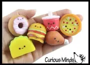12 Fast Food Junk Mochi Squishy - Kawaii - Cute Individually Wrapped Toys - Sen