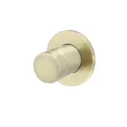 MEIR Round Brass Basin/Bath Pinless Mixer - Wall Mounted - PVD Tiger Bronze