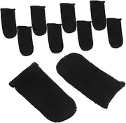 TOKIDNY 10pcs Breathable and Anti-Sweat Finger Cots Finger Caps Touch Screen Finger Cover Gaming Gloves Touchscreen Gloves Finger Sleeve for Gaming Thumb Splint Gaming Finger Sleeves