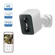 4K Home Security Camera Voice Control Night Vision AI Detection Indoor & Outdoor