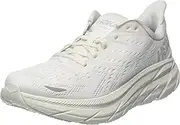 [HOKA] Womens Clifton 8 Mesh White Trainers